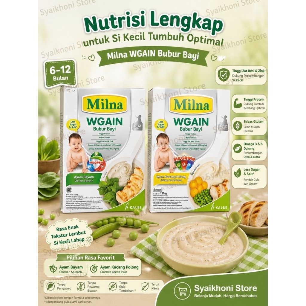 Milna Wgain Bubur Bayi