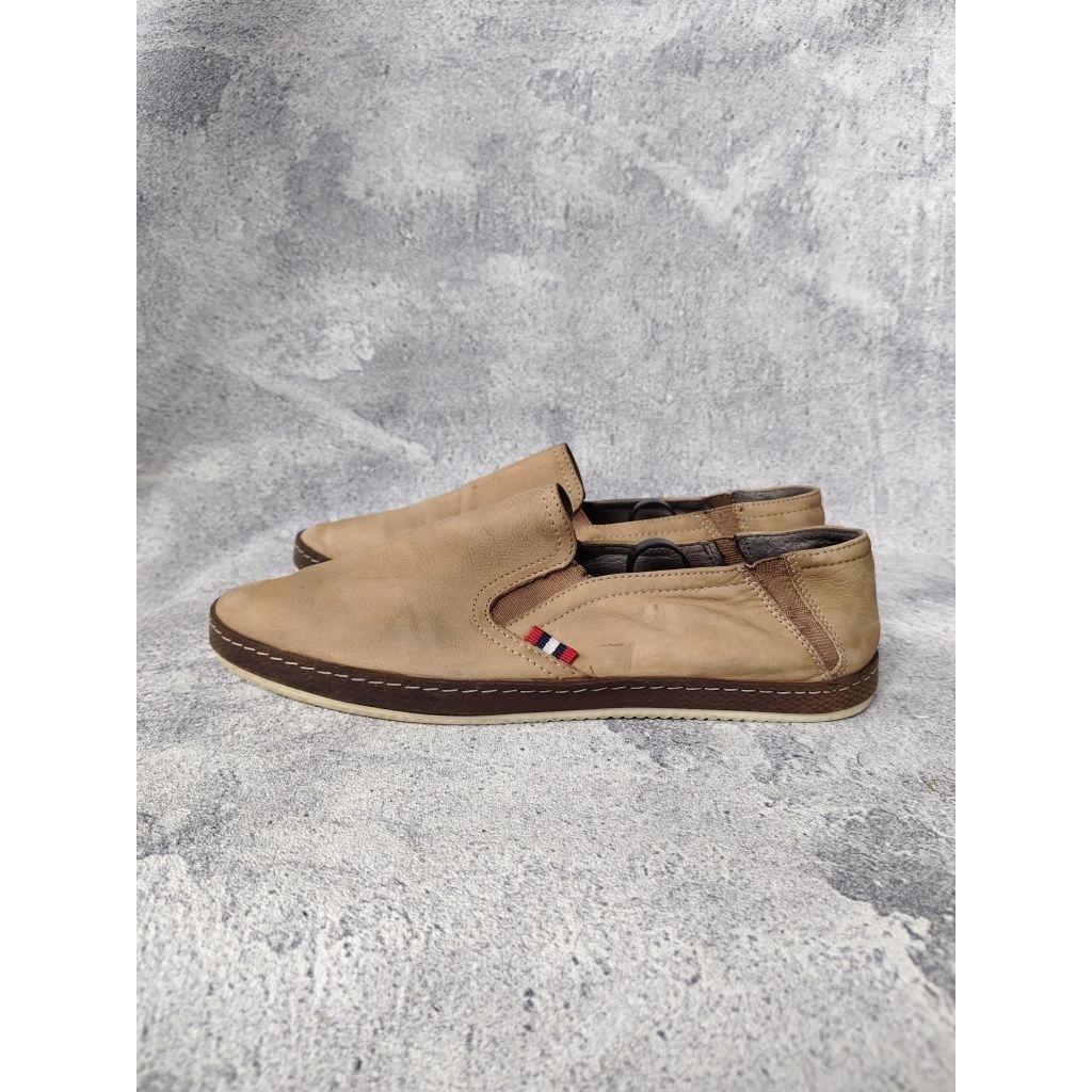 SEPATU STEFANO ROSSI LEATHER SLIP ON SECOND ORIGINAL LIKE NEW