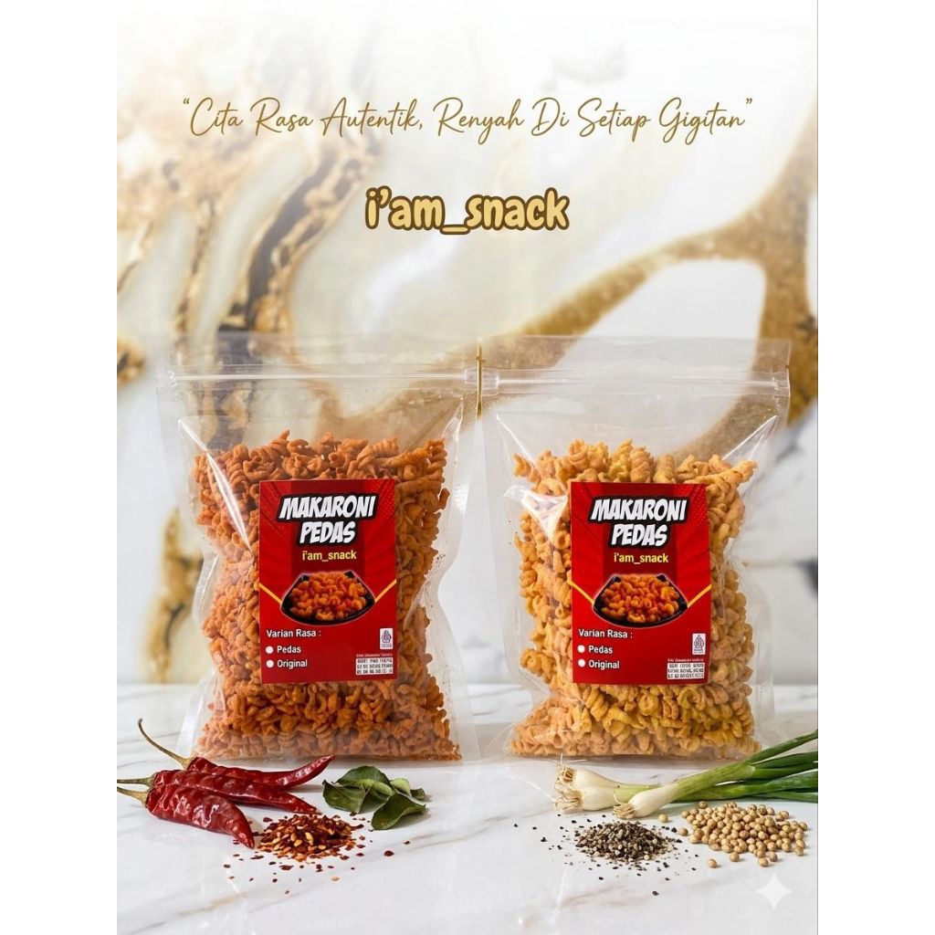 makaroni Spiral Pedas Daun Jeruk