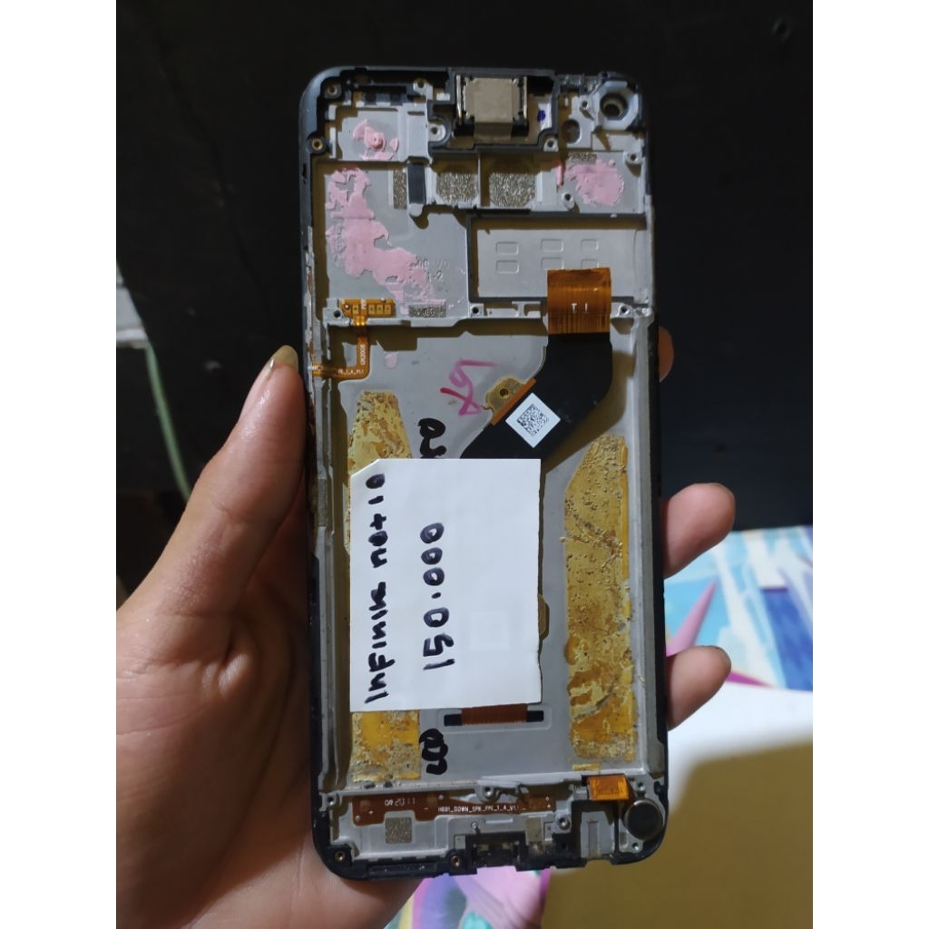 LCD Infinix Not 10 Original Cabutan