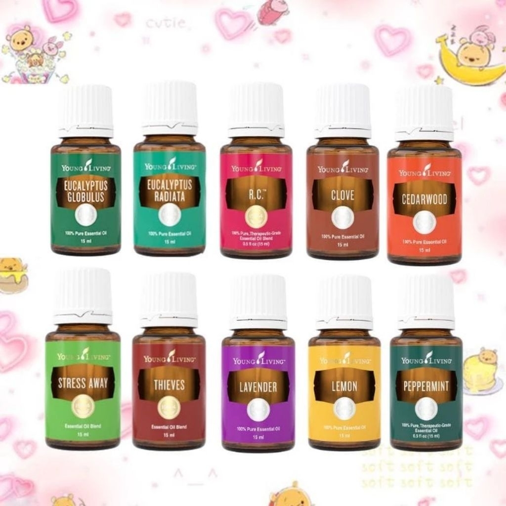 The Best Oil 15ml YLEO Eucalyptus Globulus, Radiata, RC, Clove, Cedarwood, Stress Tress Away, Lemon,