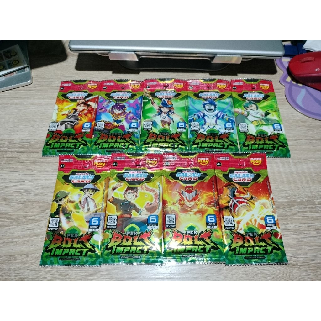 Monsta Galaxy Card Boboiboy - Pek Bolt Impact Malaysia
