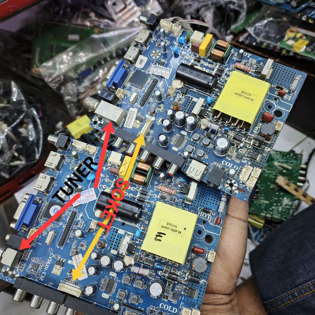 mb tv polytron pld32t7511E - mobo tv polytron pld 32t7511E - mainboard tv polytron pld 32t7511E - me