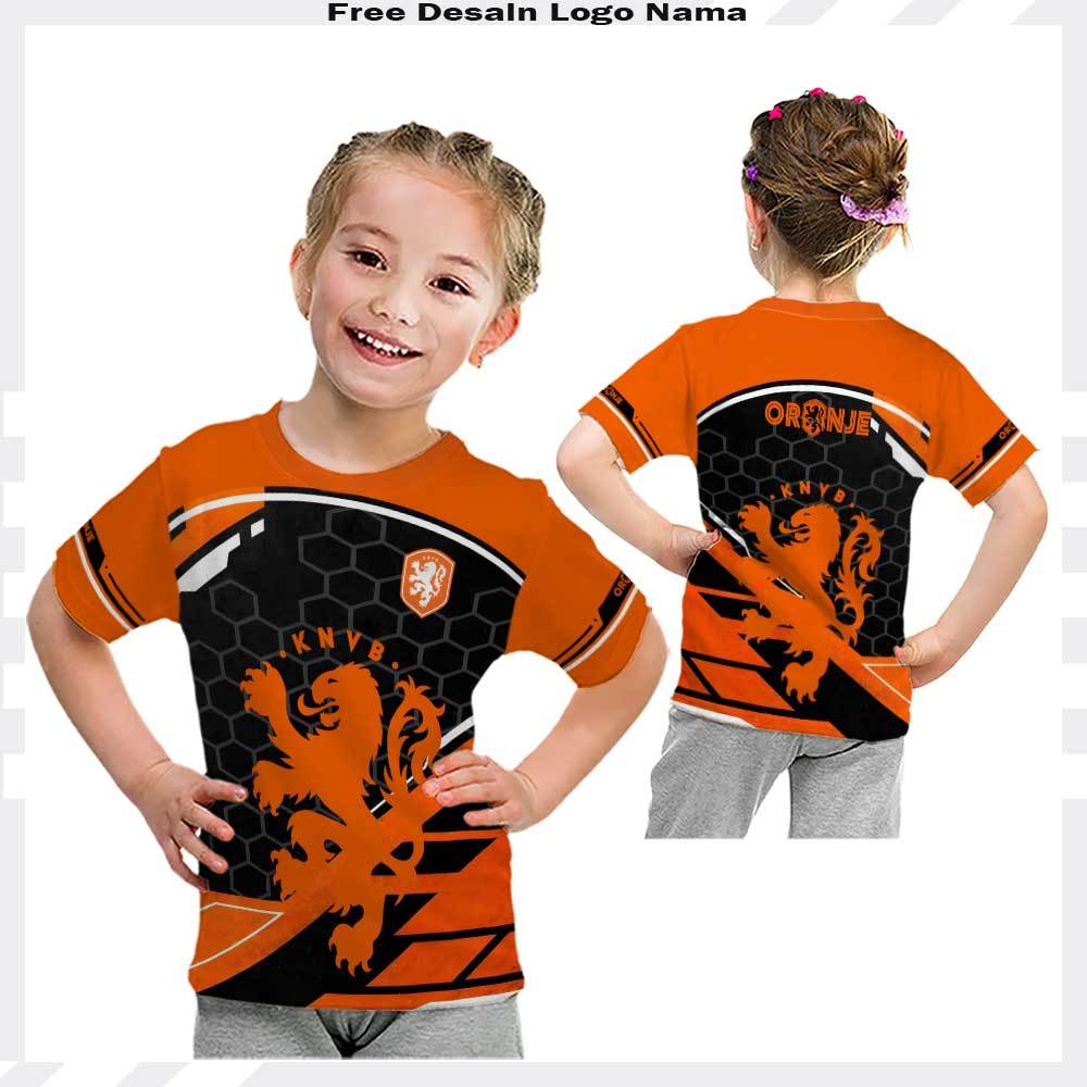 Jersey Belanda Anak - Jersey Pildun Terbaru 2026 - Jersey Sepak Bola Anak Belanda Piala Dunia 2026