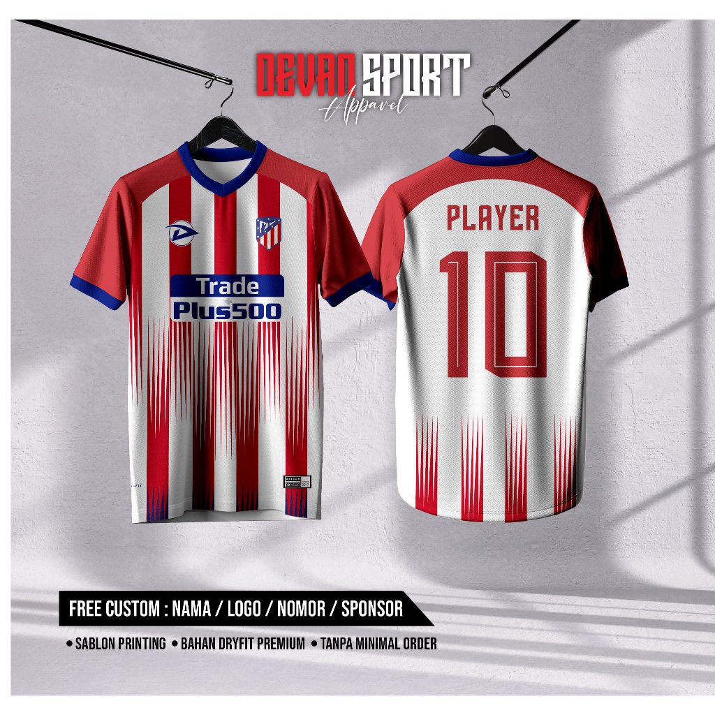 Jersey Atletico Madrid 2018/2019 Free Nama Nomor