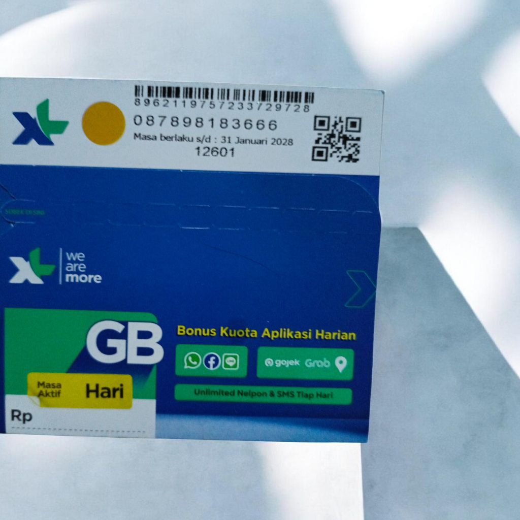 nomor cantik XL 878 98 183 666 isi kuota 3gb jaringan 5G