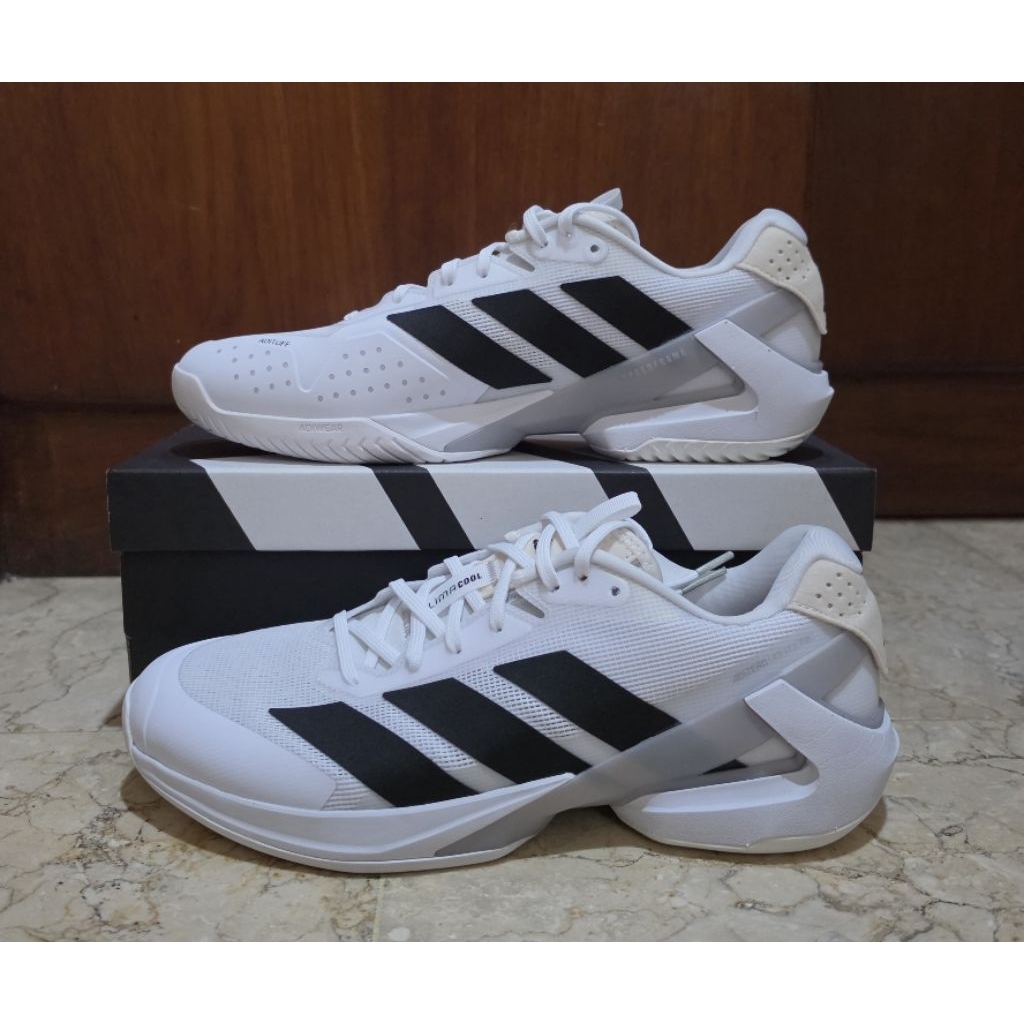 Sepatu Tenis Pria adidas adizero Ubersonic 5 White Black