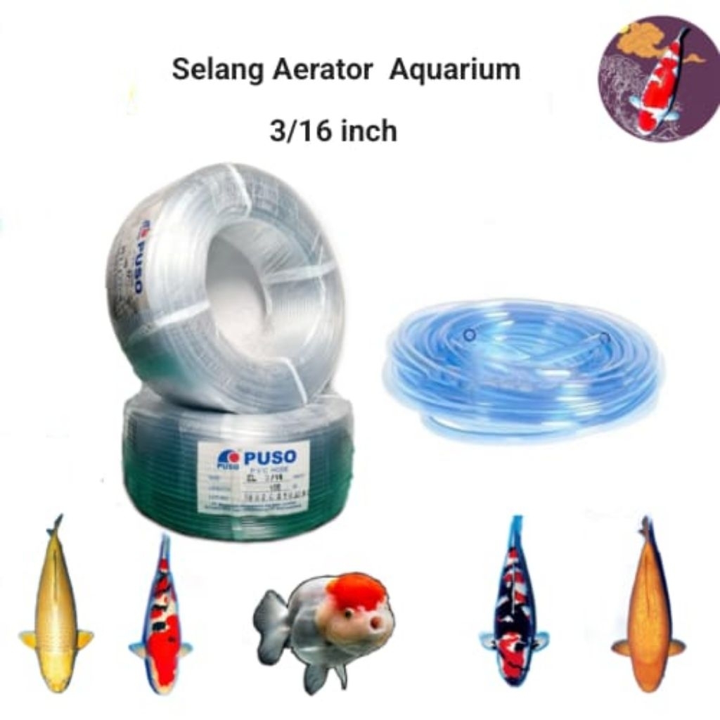 Selang aerator aquarium hidroponik 1 Roll