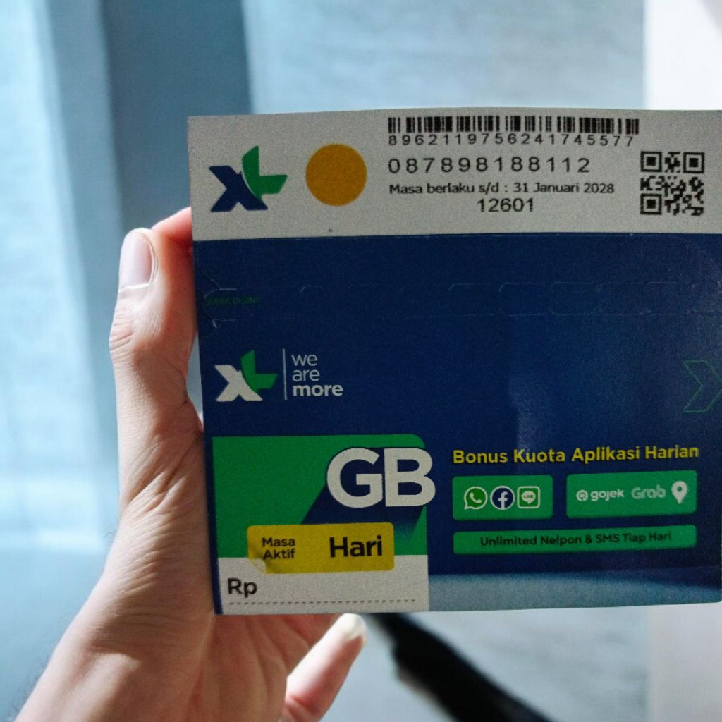 nomor cantik XL 878 9 818 8112 isi kuota 3gb jaringan 5G