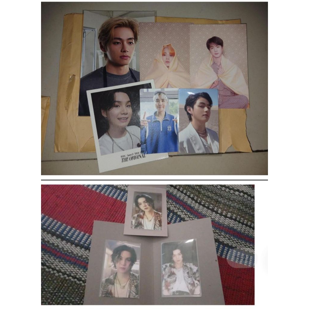 photocard bts jungkook seokjin taehyung love yourself