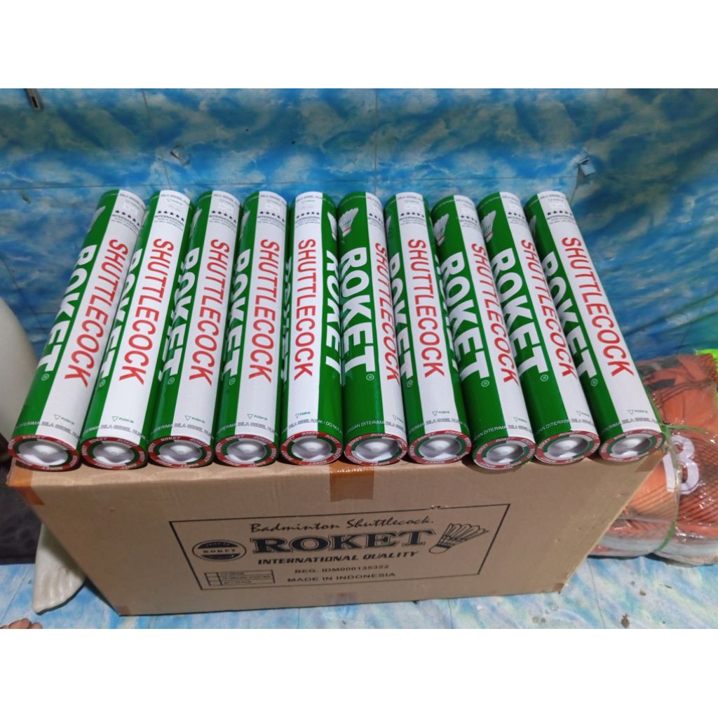 Shuttlecock Roket Hijau