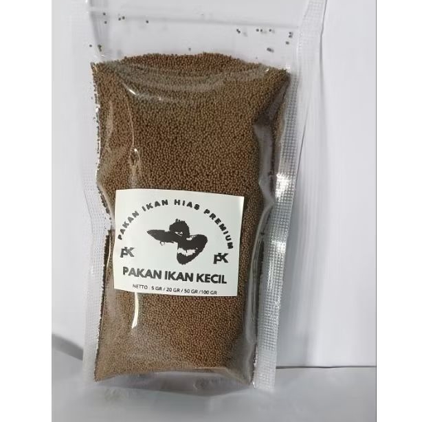 Pelet Ikan Glowfish / Guppy Pakan Makanan Ikan Hias Kecil Kemasan 50 Gram