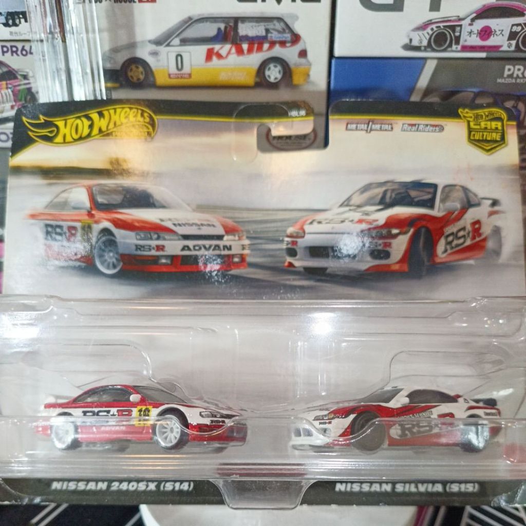 Hot Wheels Premium Car Culture Nissan 240sx (S14) Nissan Silvia (s15)