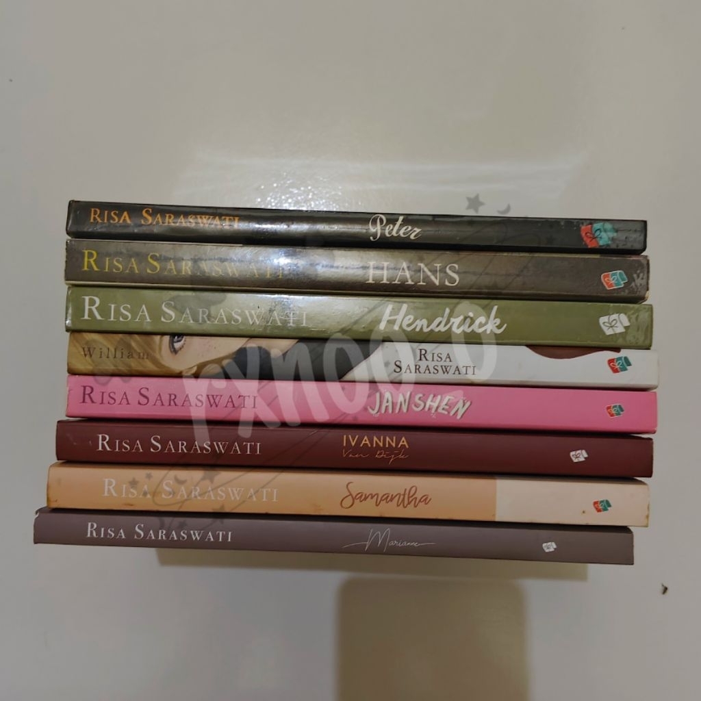 Buku Novel Preloved Risa Saraswati Peter Hendrik Hans William Janshen Ivanna Samantha Marianne