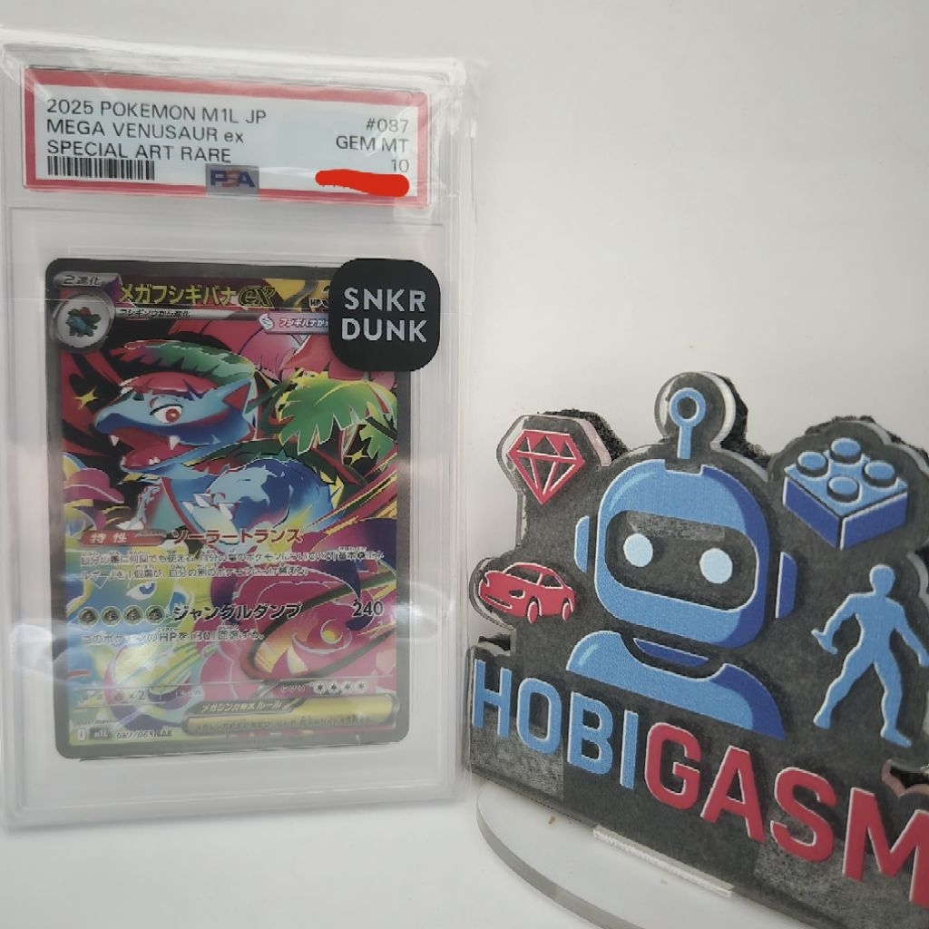 PSA 10 Mega Venusaur EX Special Art Rare 087 M1L JP 2025 | Pokemon Card Jepang Original | Gem Mint S