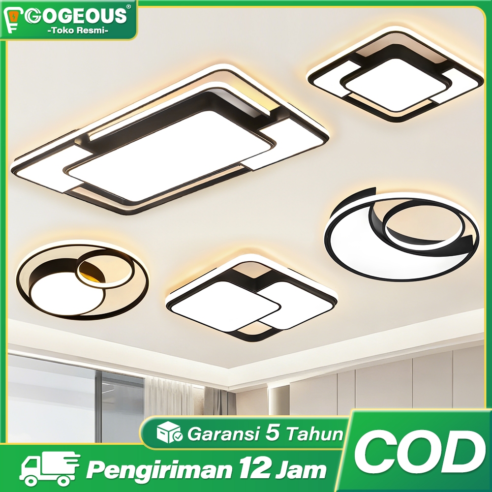 Lampu Plafon LED 3 Warna Lampu Plafon Minimalis Ceiling Lampu Lampu Plafon Modern Minimalis Lampu la