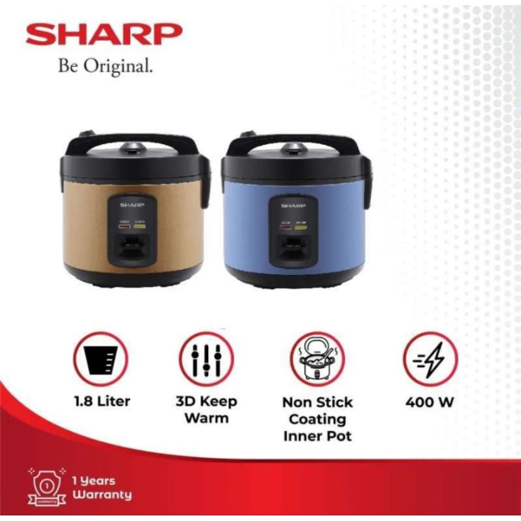 MAGIC COM RICE COOKER SHARP KS-G18MH (1.8L)
