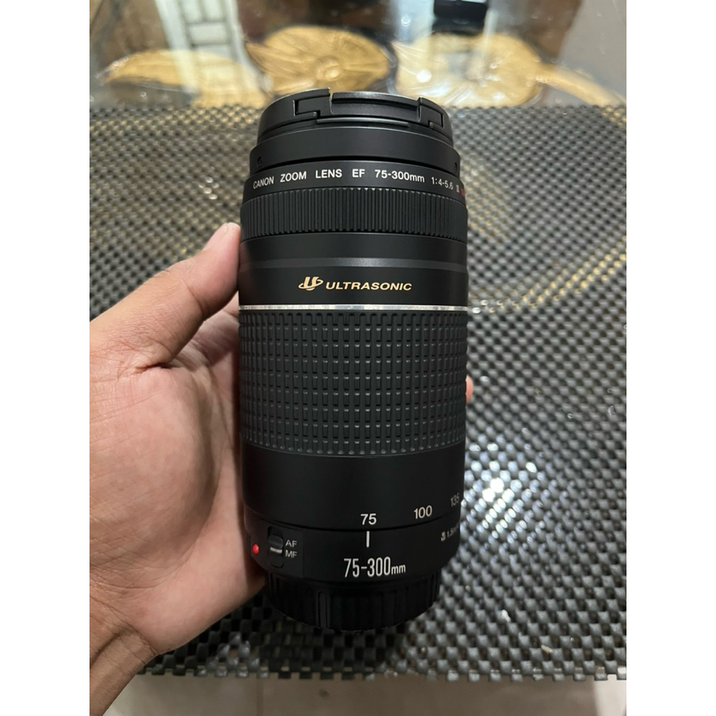 LENSA TELE CANON 75 300mm ii usm muluss Murahh