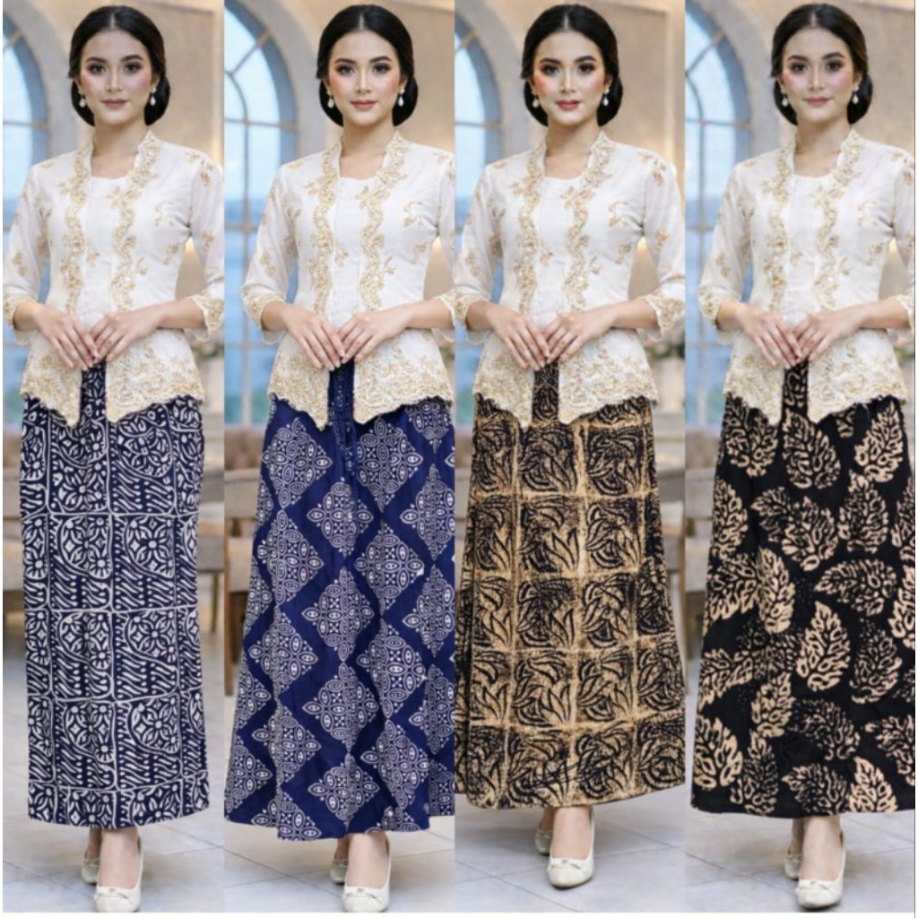 Rok Span Panjang Batik Cap Wiru Wiron Modern Tradisional Terbaru Kekinian Motif Apstrak.