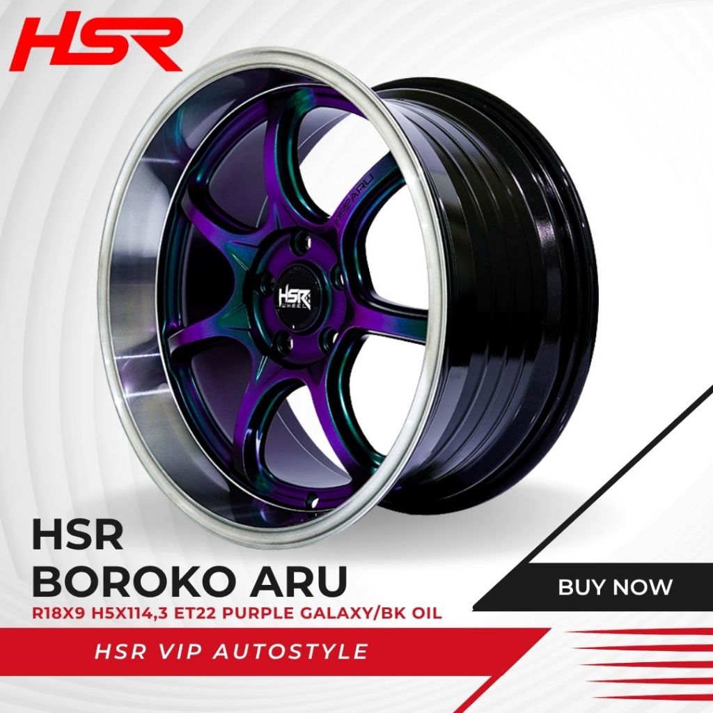Velg Mobil Racing Hsr Ring 18 Untuk Innova, Terios, Rush, Zenix, Expander, Hsr Wheel Jakarta Utara
