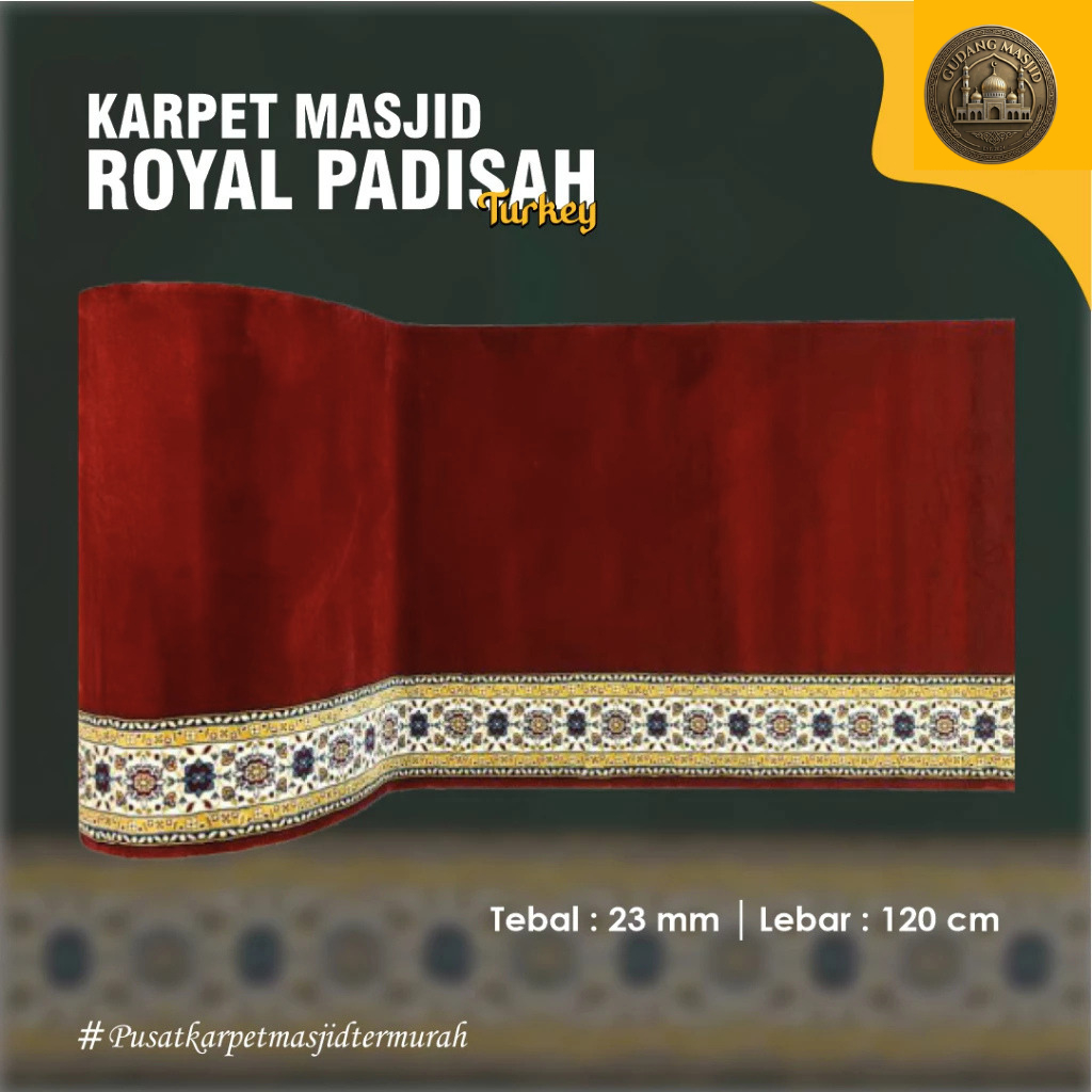KARPET MESJID ROYAL PADISAH TURKI