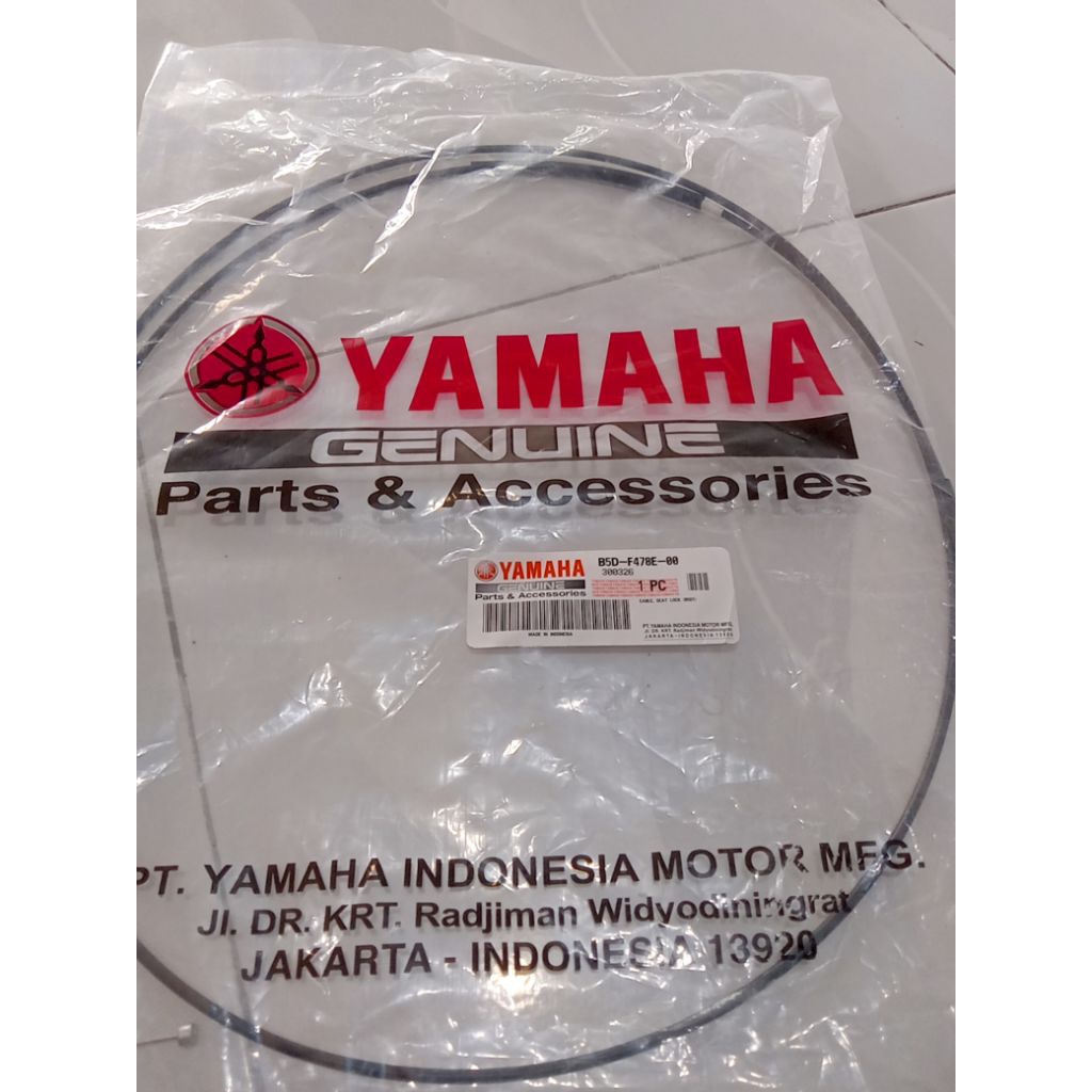 Tali Kabel Kunci Jok Seat Lock Yamaha Freego Original Asli Yamaha (B5D-F478E-00)