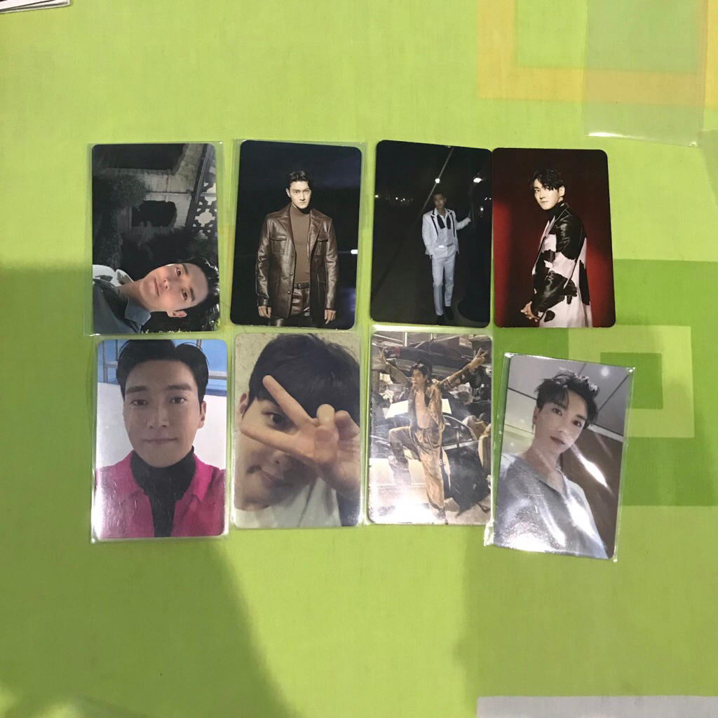 photocard pc official super junior