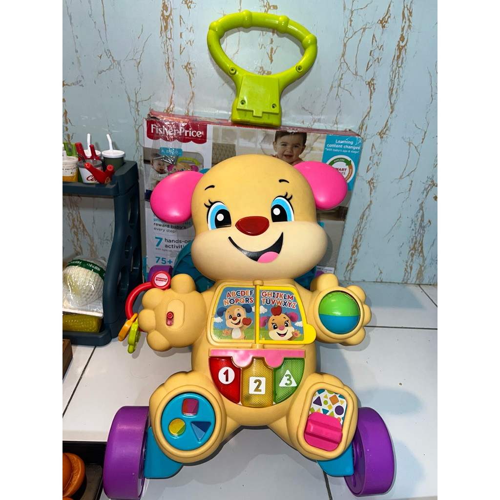 Pushwalker fisher price puppy (like new)