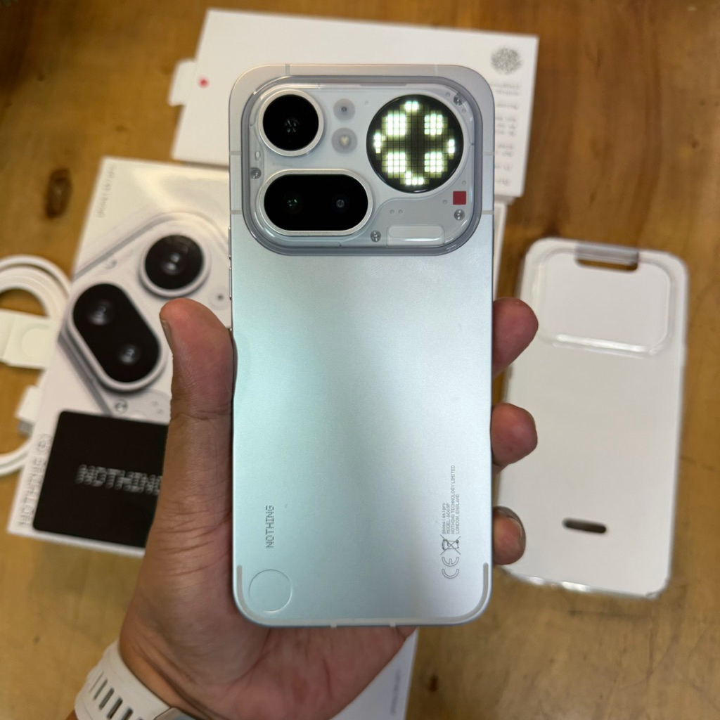Rare Nothing Phone 4A Pro 5G 12/256GB Silver SG set Garansi 2thn Pajak resmi