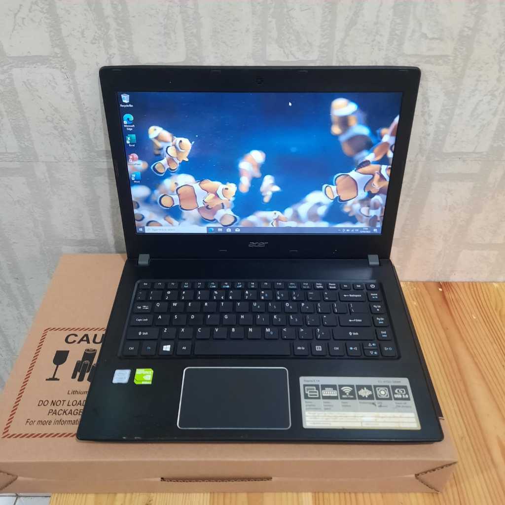 Acer Aspire E5-475G Core i5-7200U Gen 7Th | Double Vga Nvidia Geforce 940MX 2Gb | RAM 8Gb SSD 512Gb