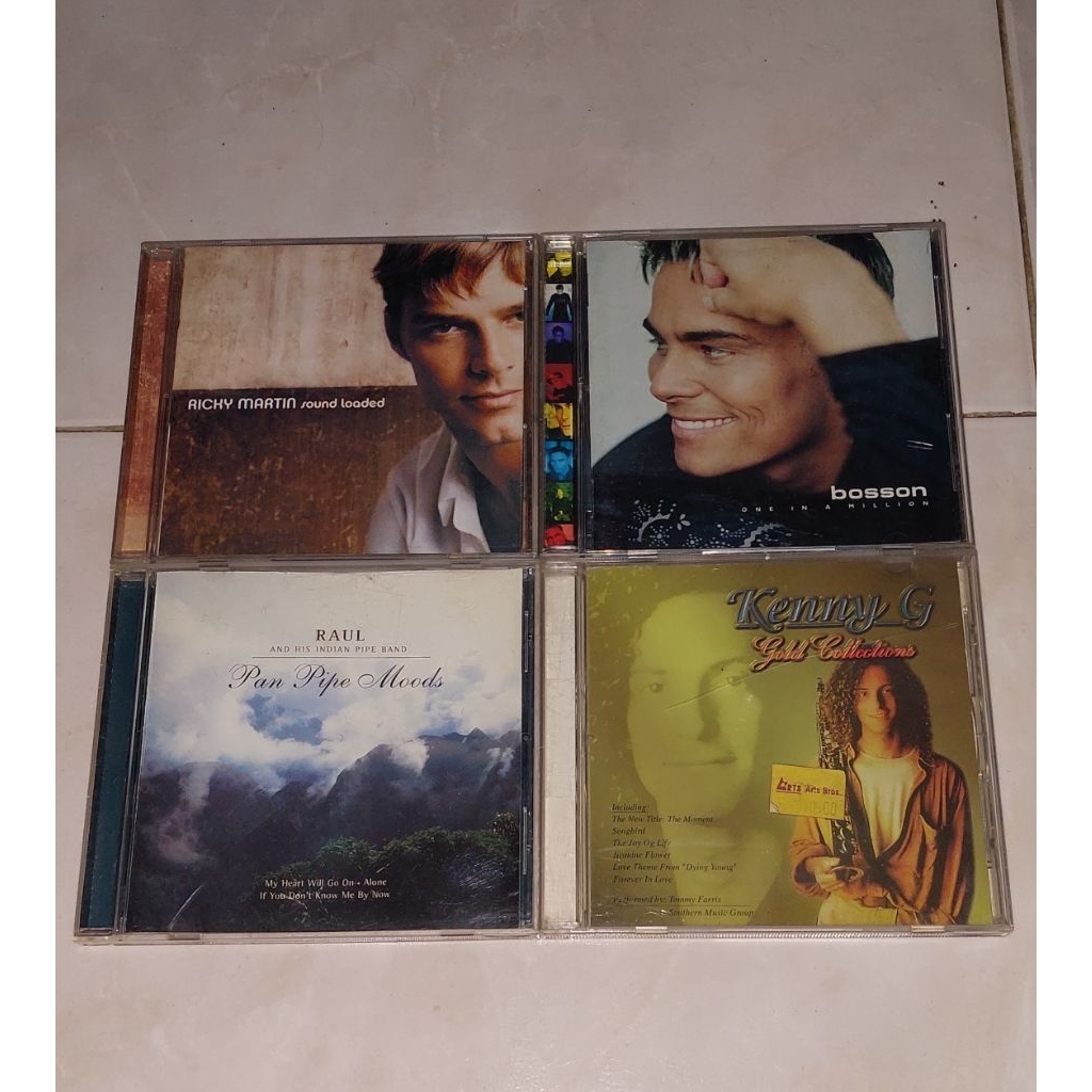 cd RICKY MARTIN-Sound Loaded (2) / BOSSON-One In A Million / RAUL And His Indian Pipe Band-Pan Pipe 