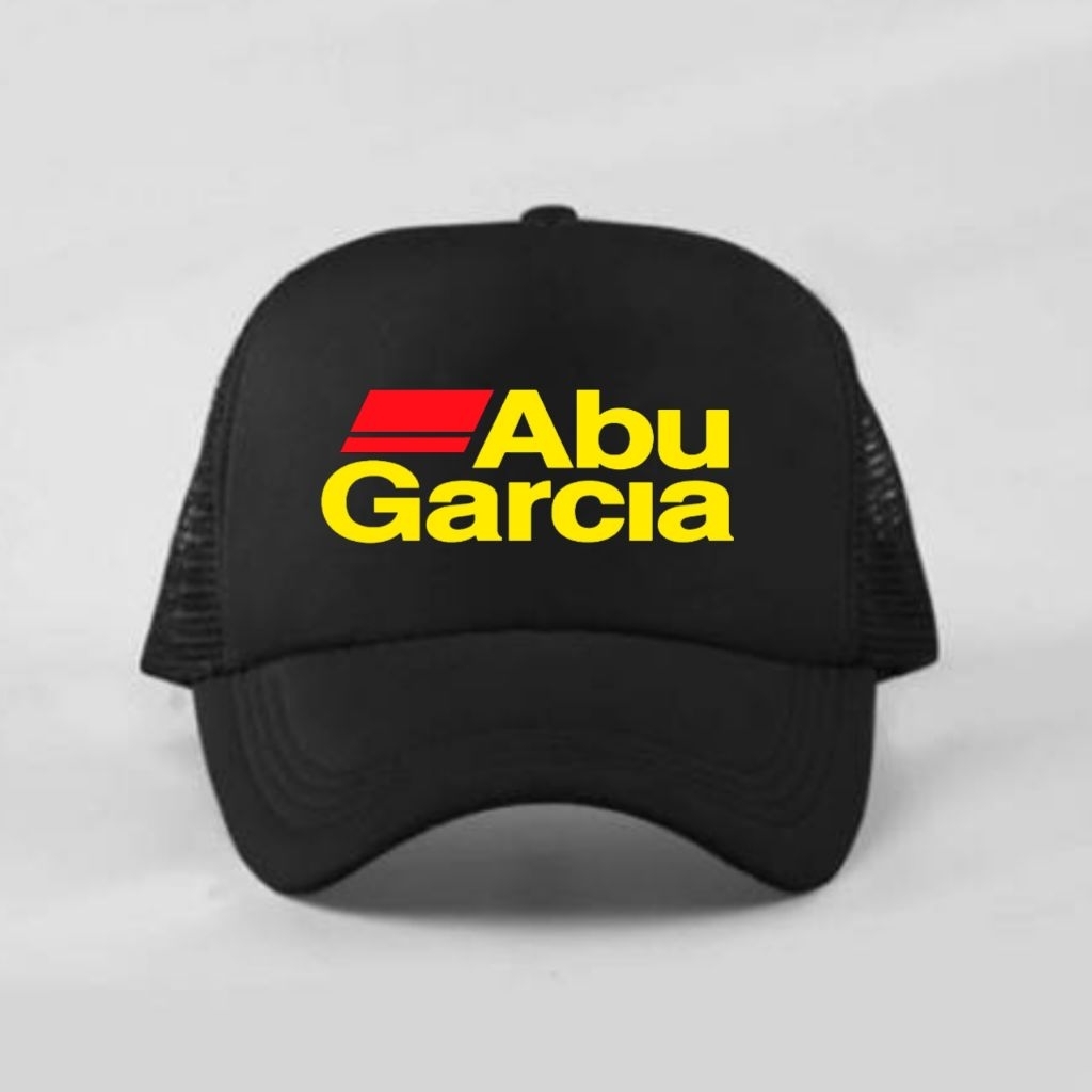 TOPI JARING LOGO MANCING ABU GARCIA/Topi mancing topi angler topi outdoor topi jaring pelindung pana