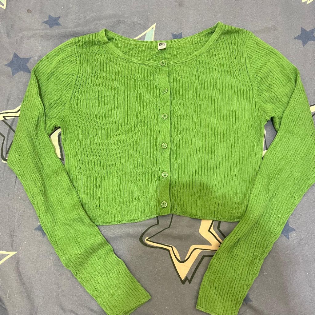 cardigan crop uniqlo