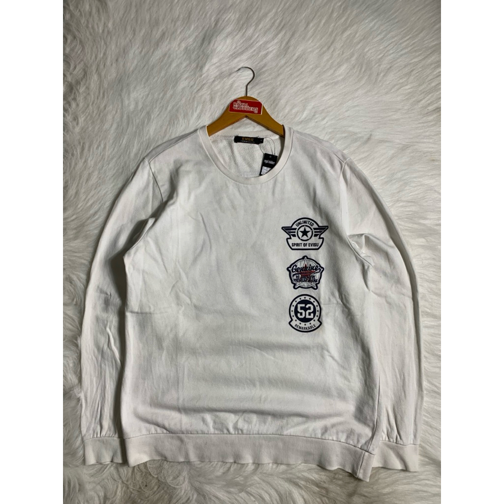 Crewneck evisu second (4117) - Hoodie second - hoodie second branded - Jaket Second - Jaket Second B