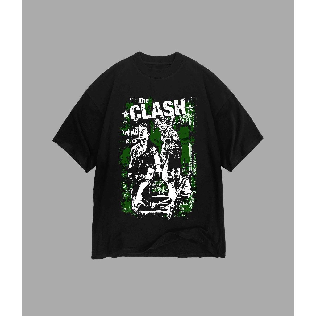 Kaos Band The Clash - White Riot | T-shirt Band The Clash - White Riot