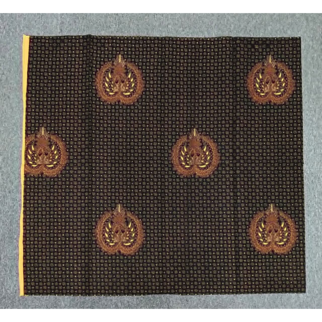 Kain Batik Solo Katun Cabut Premium Jarik Lawasan Sogan Klasik 2,4x1,1 Print Mtr Motif Truntum Gurdo