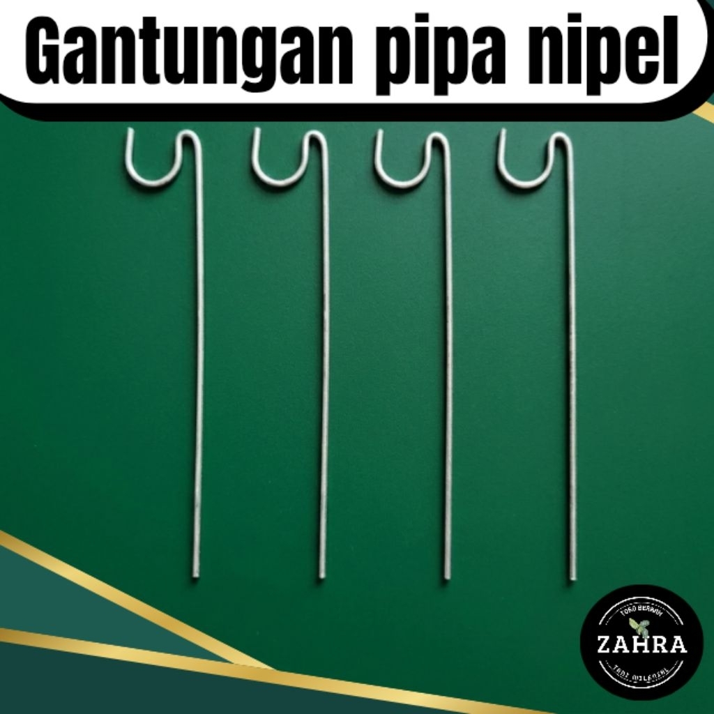 Gantungan pipa nipel bahan galvanis anti karat