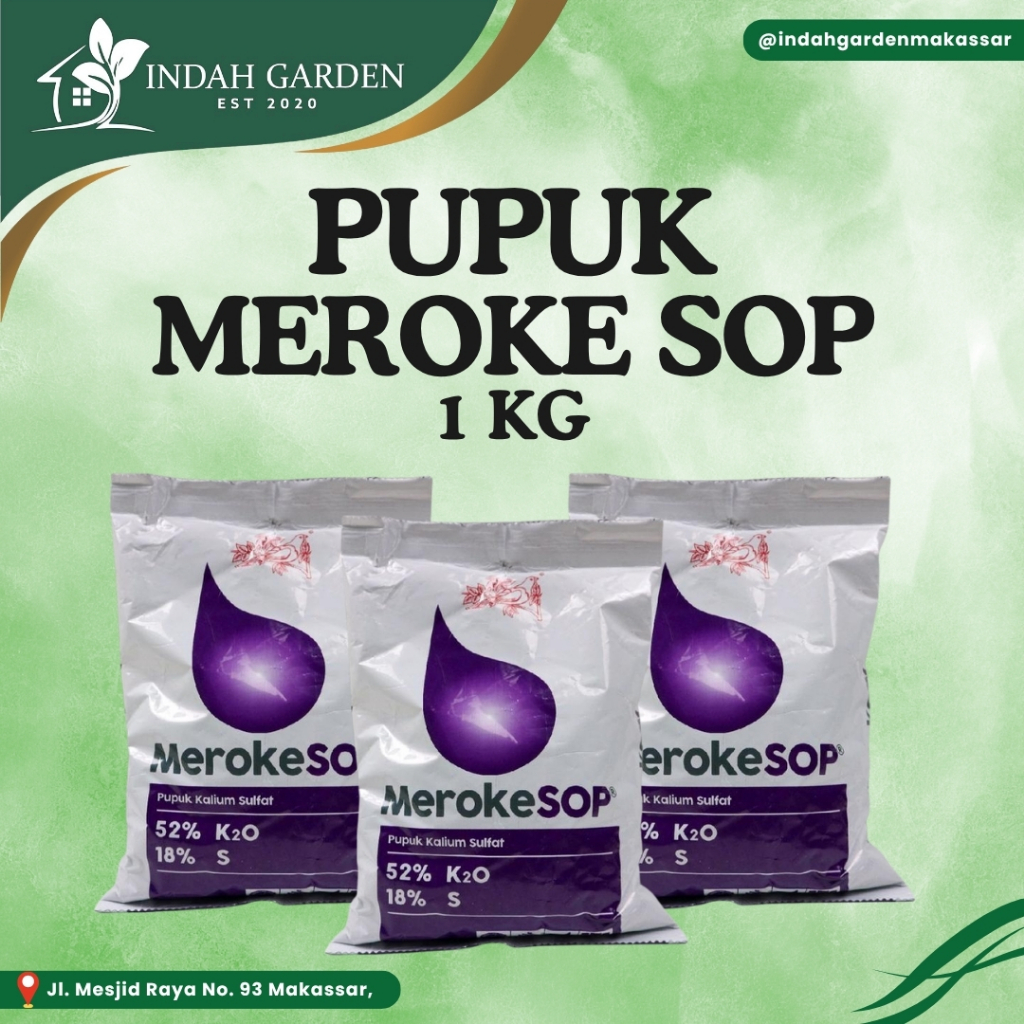 Pupuk MerokeSOP K2SO4 / Zak 1kg - MKMP KMLLC