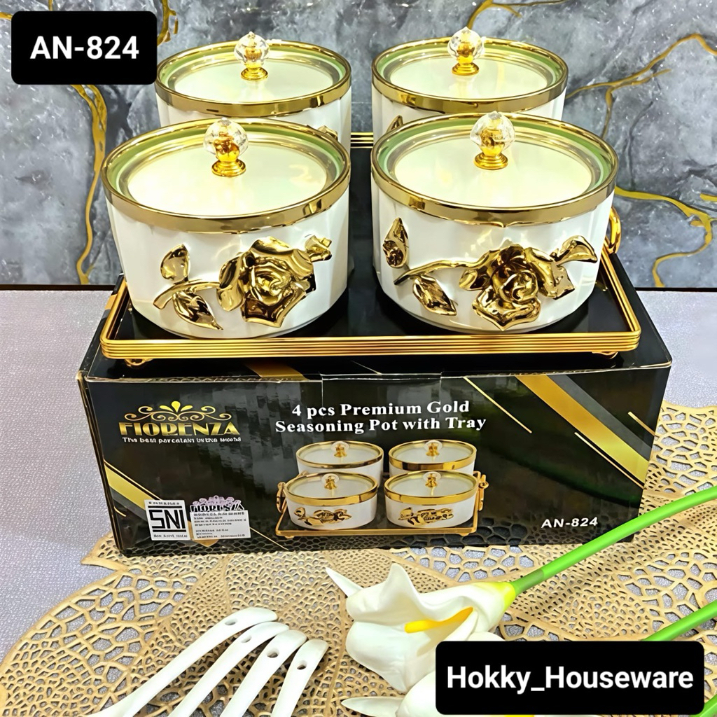 wadah bumbu/tempat bumbu keramik fiorenza AN824