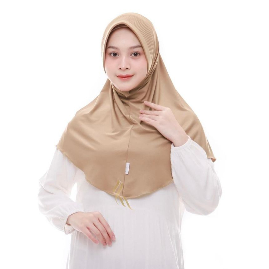 HIJAB BERGO PET BESAR SIZE L / HIJAB INSTAN JERSEY / BERGO PET TEBAL