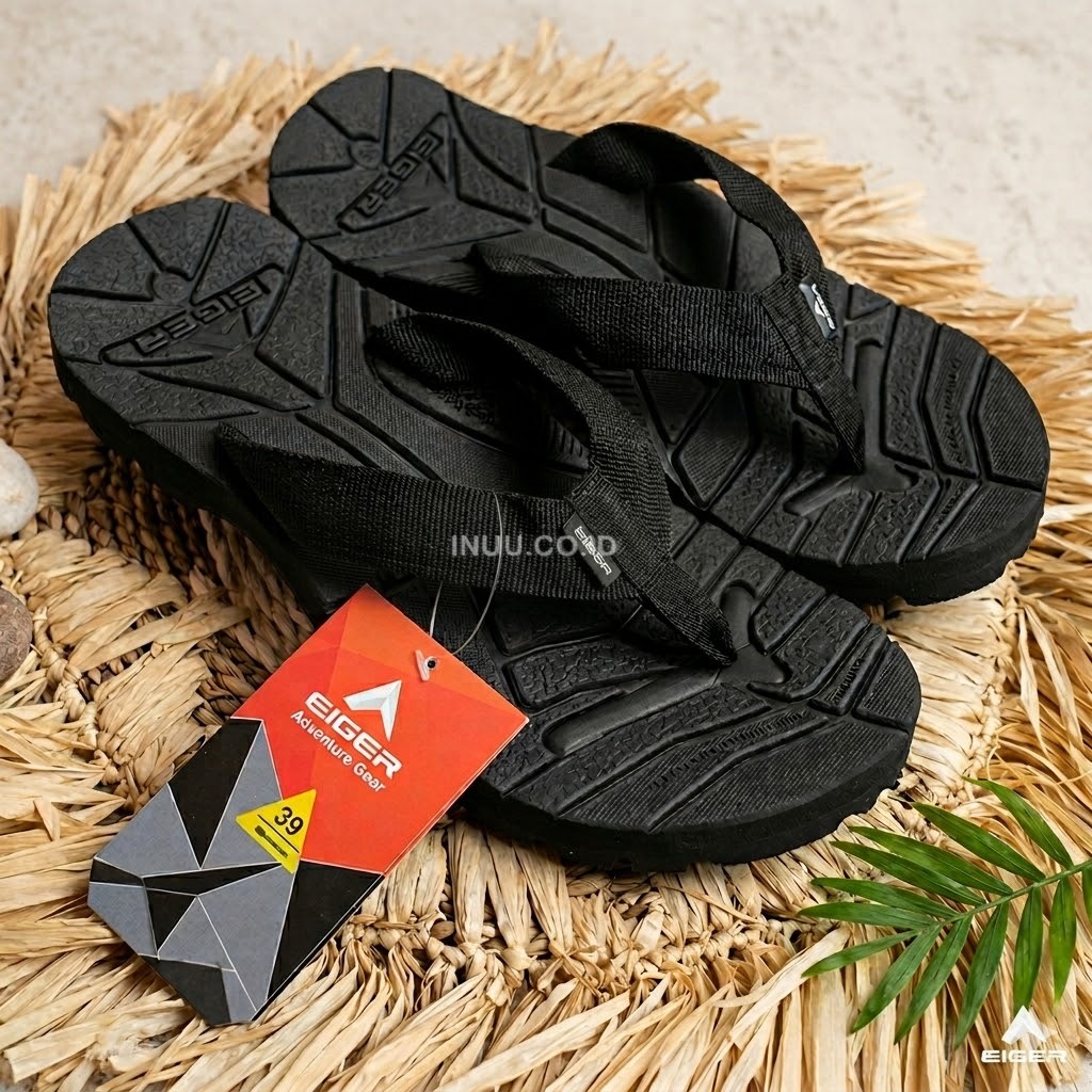 Eiger1989 Sandal Jepit Bahan Premium Pria Original 100% Sandal  Hiking Gunung Terbaru size 38-43