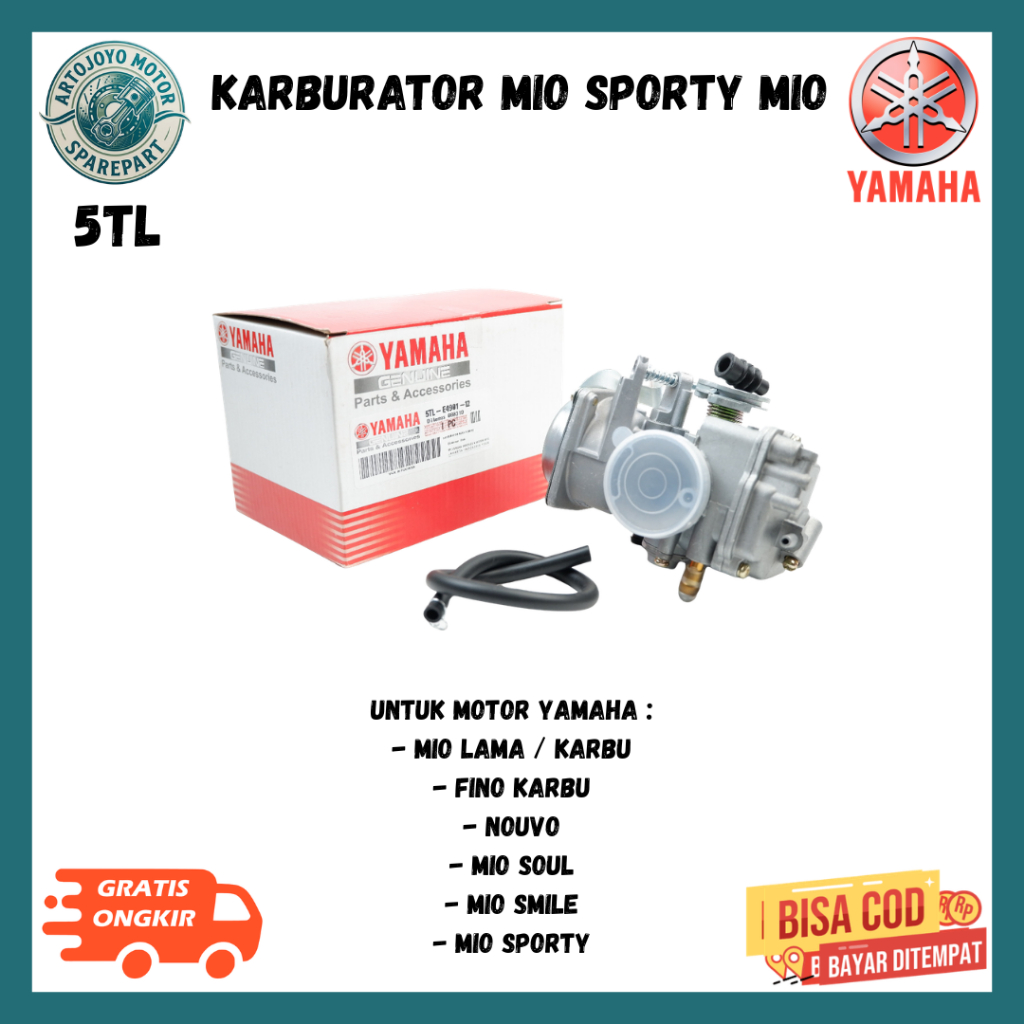 Karburator Mio Sporty Mio Smile 5TL Original Yamaha
