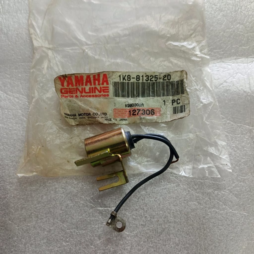 YAMAHA ° CONDENSOR PLATINA YAMAHA ENDURO DTX DT100 RX100 ORIGINAL NOS JAPAN 1K8-81325-20