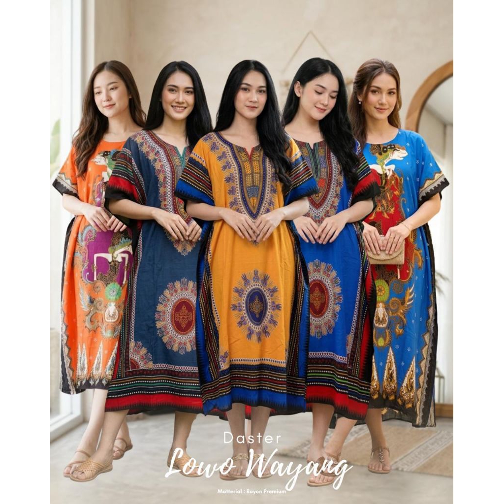 DASTER DRESS LOWO RAYON STANDAR JUMBO SULTAN PENDEK VIRAL KEKINIAN