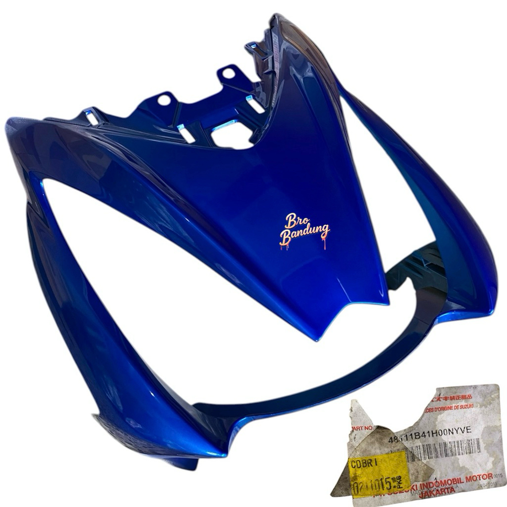 [48111-41H00-YVE] Tutup Depan SHIELD LEG FRONT (BIRU TUA/MARINE) - SKYDRIVE dada tameng depan skydri