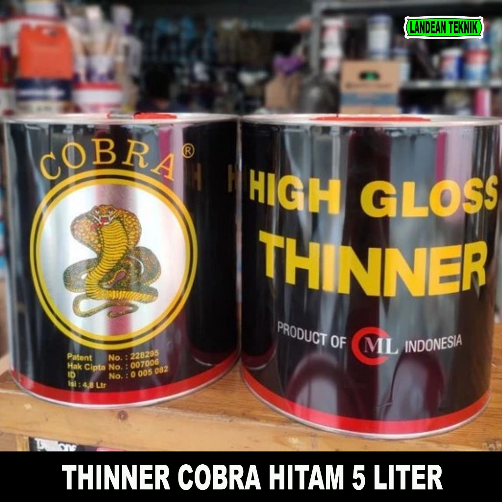 Thinner Cobra 5 Liter High Gloss Cepat Kering KHUSUS GOSEND