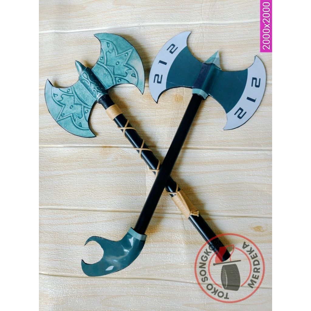Kapak naga geni 212 wiro sableng kampak viking parade karnaval cosplay