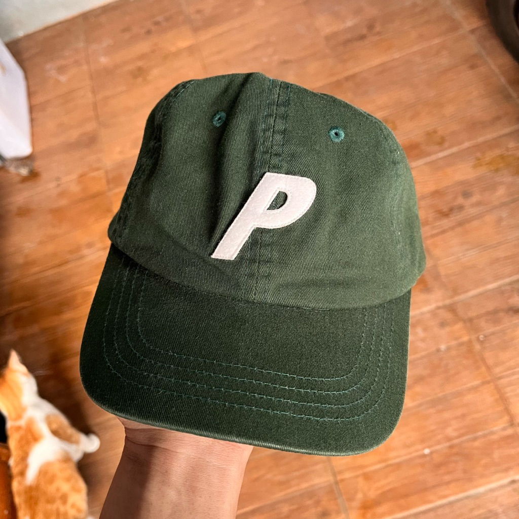 Palace Skateboarding P 6 Panel Cap olive green