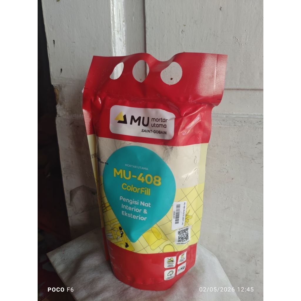 Mortar Utama 408 granite grey.