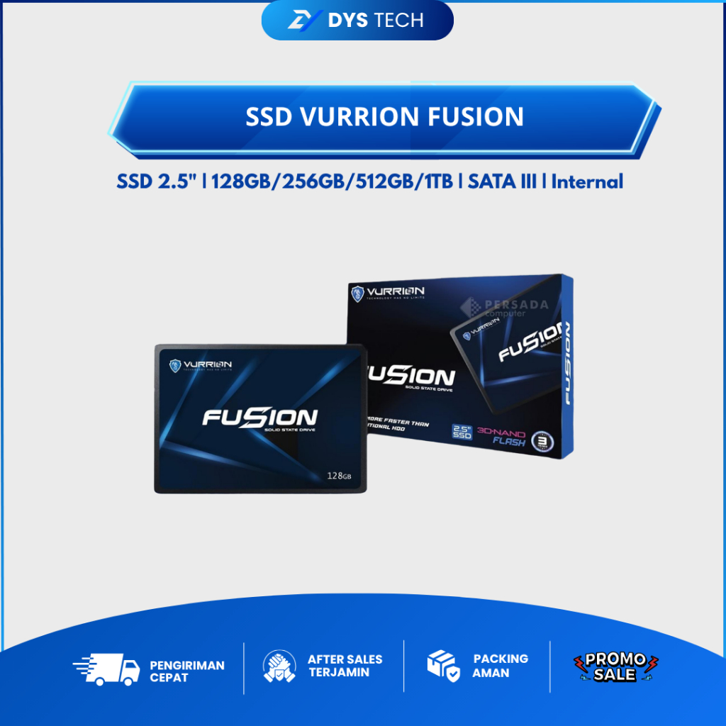 SSD VURRION FUSION / DRAKE 128GB | 256GB | 512GB I 1TB SATA3